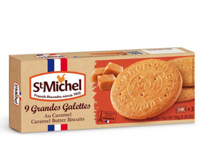 Caramel big "Grandes Galettes" biscuits by St Michel - 150g