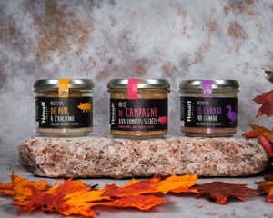 Hénaff Pâté & Rillettes set - 3x 90g