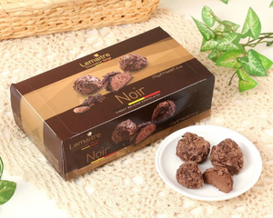 Chocolate "Noir" Truffles with Cocoa Flakes by Lemaître - 175g