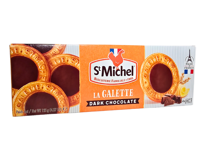 Galette biscuits with Dark Chocolate by St Michel x12 - 121g