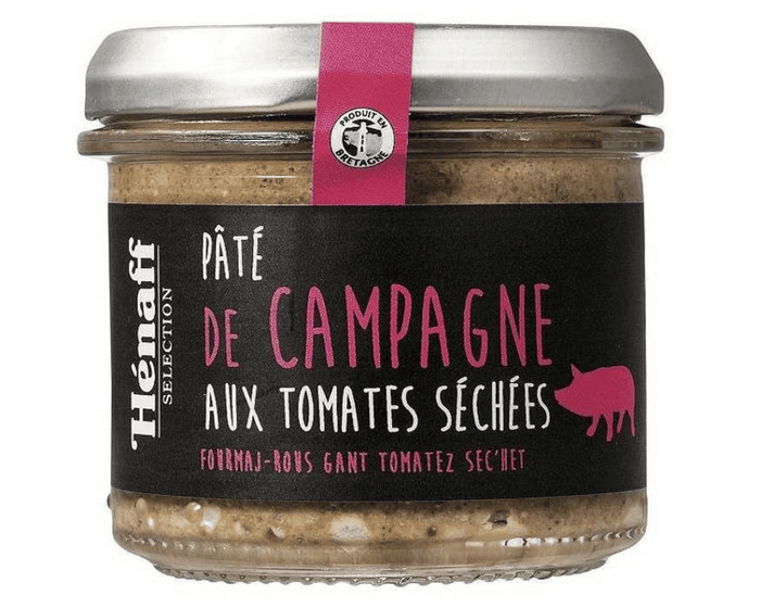 Pork Pâté de Campagne with Dried Tomatoes by Hénaff - 90g