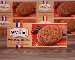 Chocolate big "Grandes Galettes" biscuits by St Michel - 150g