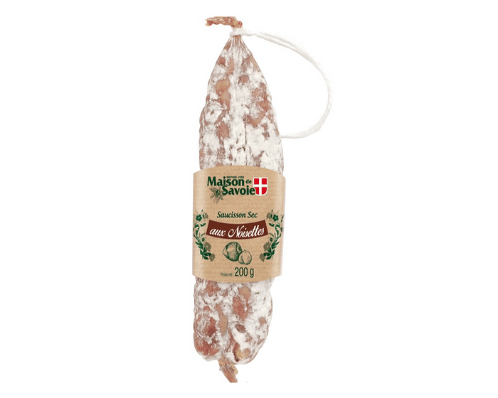 French Dry Salami with Hazelnuts by Maison de Savoie  - 200g