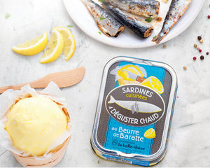 Sardines with Churned Butter (to be served hot) by La Belle-Iloise - 115g